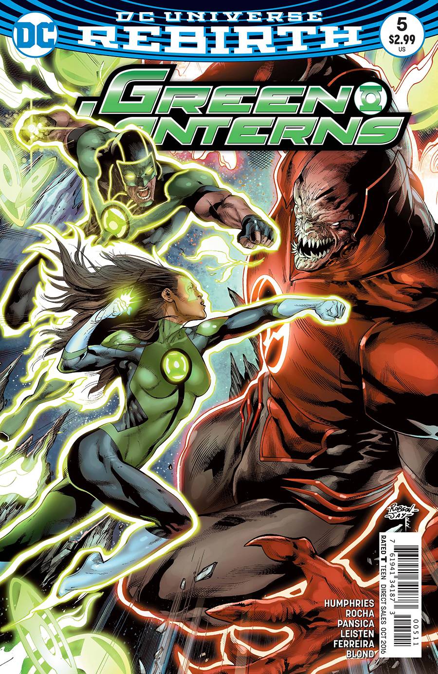 GREEN LANTERNS #5 REBIRTH 2016 Green Lantern DC COMICS