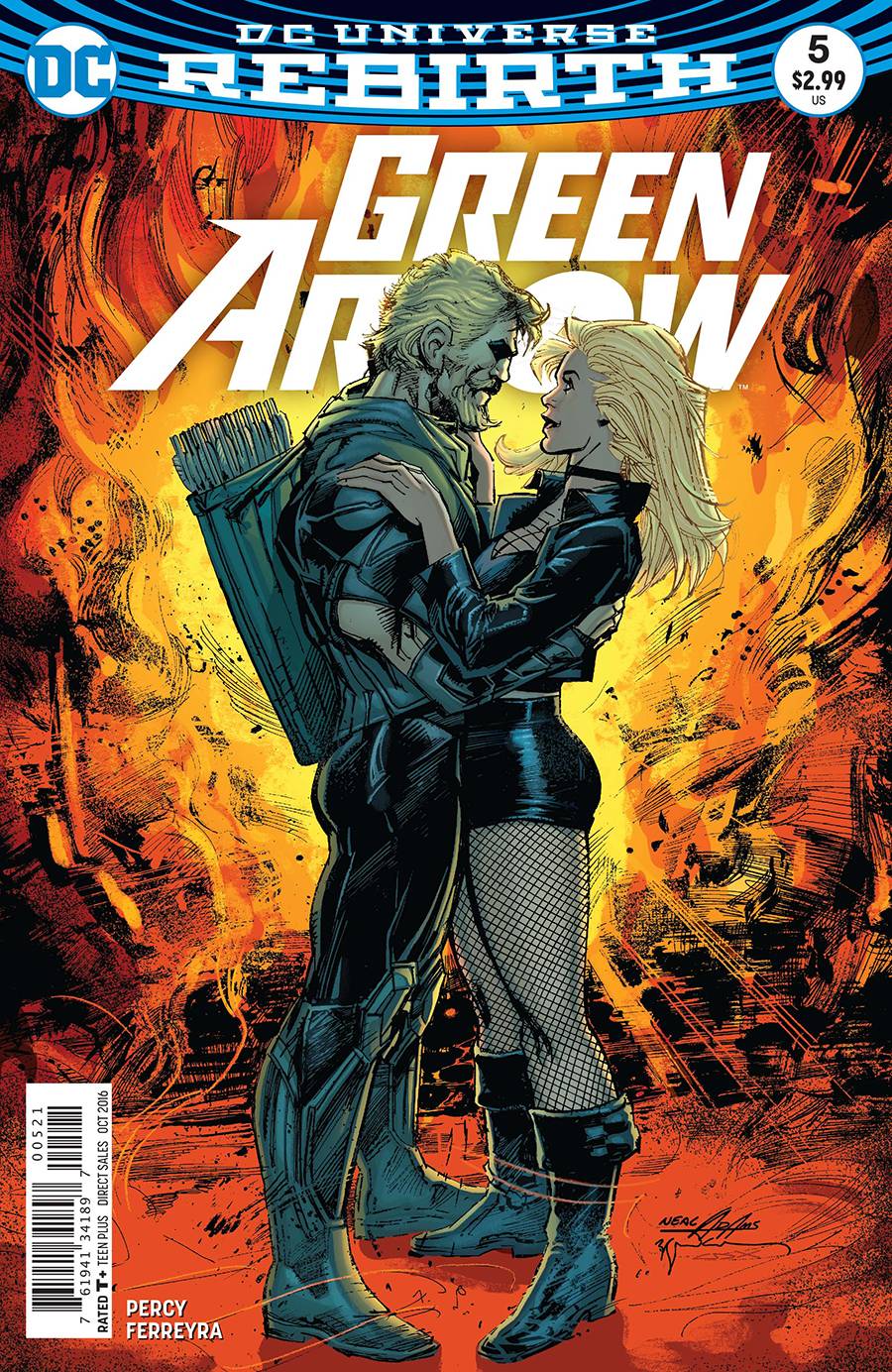 GREEN ARROW (REBIRTH) #5 NEAL ADAMS VARIANT 2016 Green Arrow DC COMICS