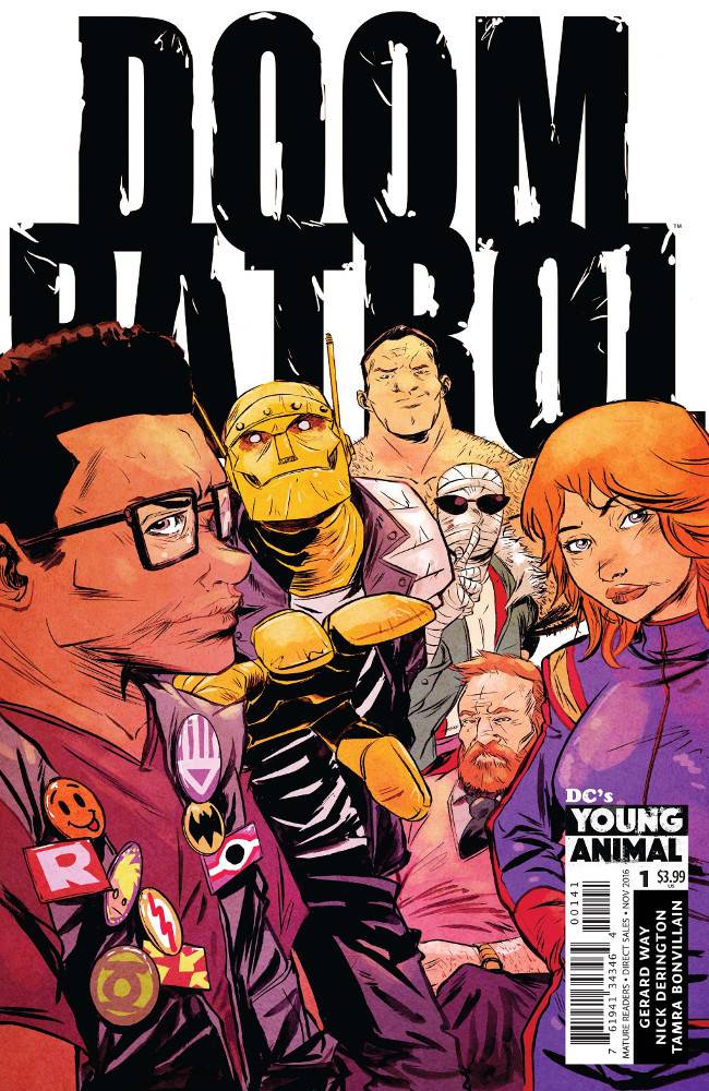 DOOM PATROL #1 SANFORD GREENE VARIANT 2016 comic book DC COMICS