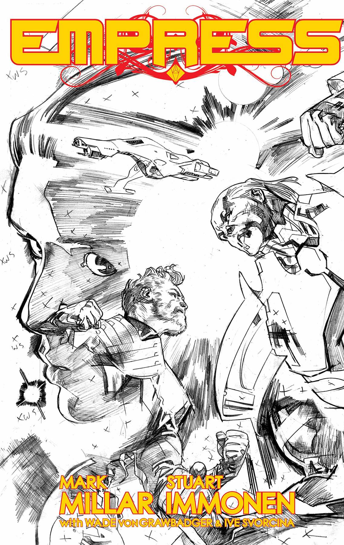 EMPRESS #7 (OF 7) IMMONEN SKETCH 1:200 VARIANT 2016 comic book MARVEL COMICS