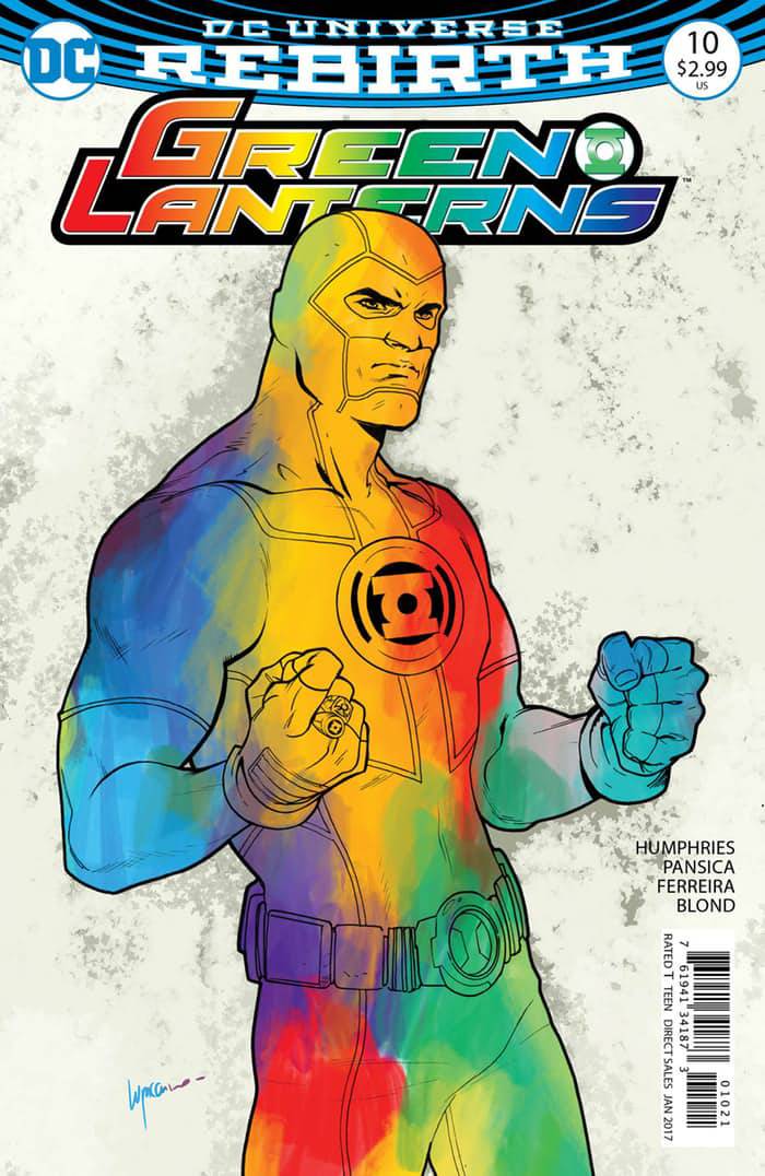 GREEN LANTERNS #10 LUPACCHINO VARIANT REBIRTH 2016 Green Lantern DC COMICS