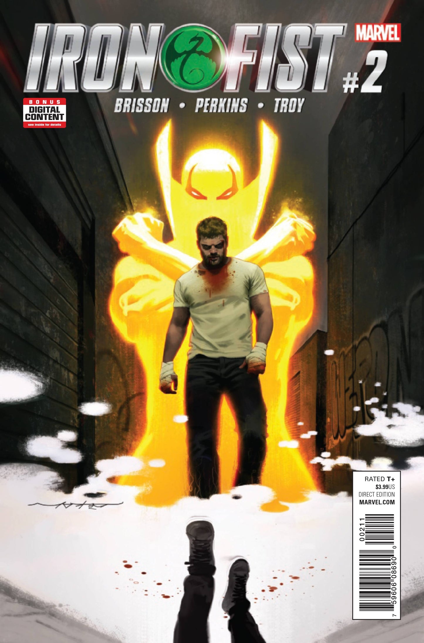 IRON FIST #2 DEKAL COVER 2017 Iron Fist MARVEL COMICS