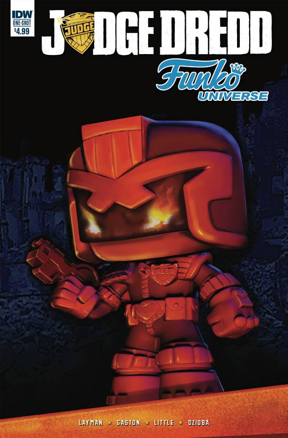 JUDGE DREDD FUNKO UNIVERSE 2017 comic book IDW PUBLISHING