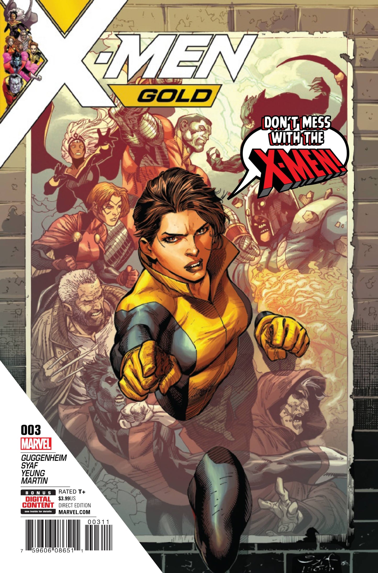 X-MEN GOLD #3 2017 X-Men Gold MARVEL COMICS