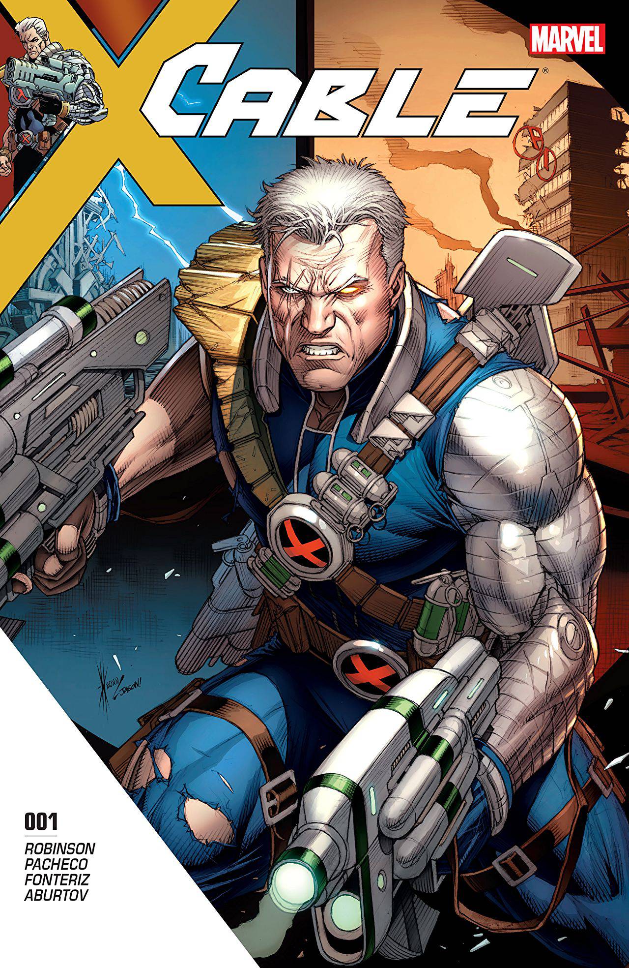 CABLE #1 2017 comic book MARVEL COMICS