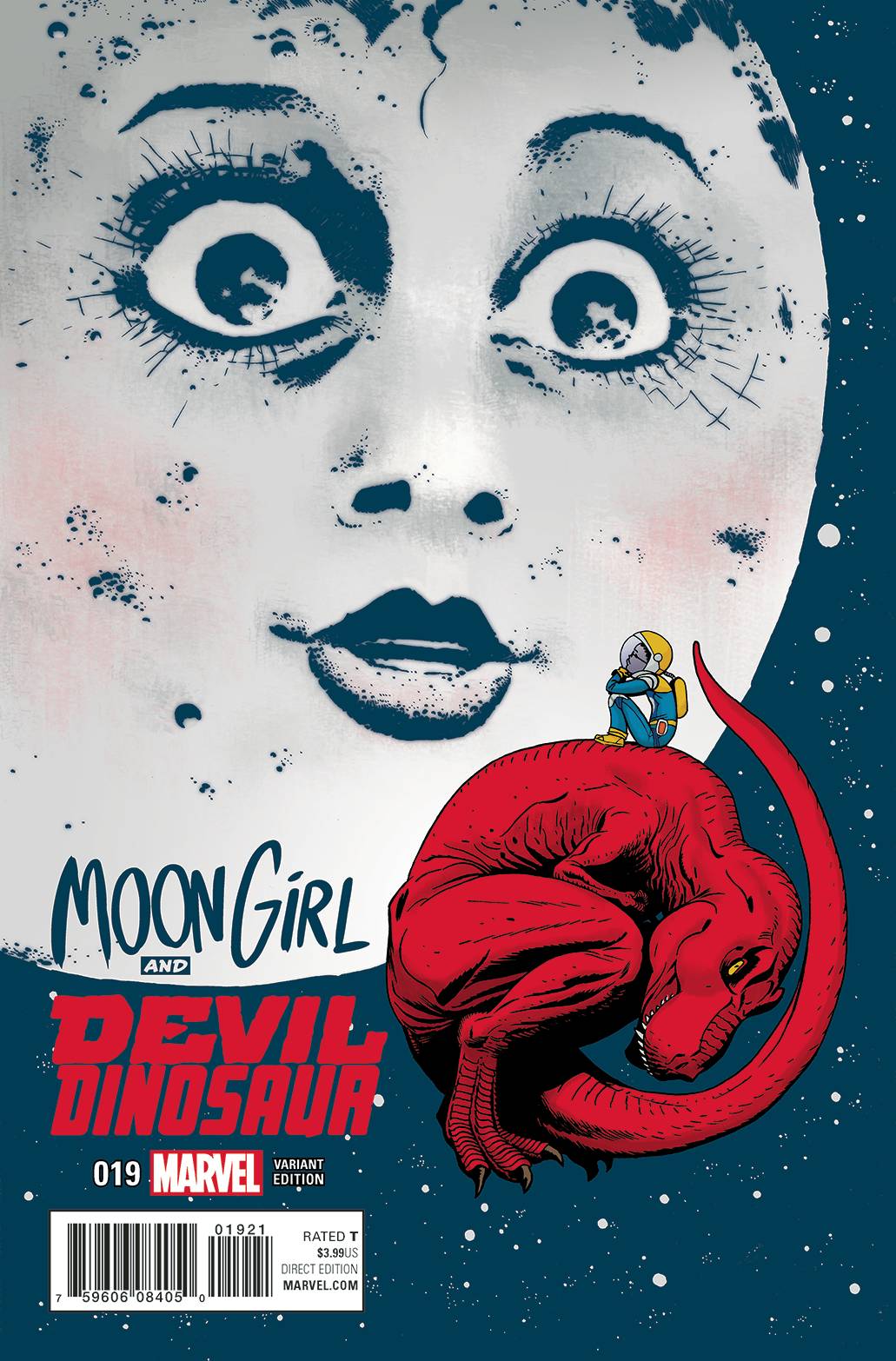 MOON GIRL AND DEVIL DINOSAUR #19 (1ST APPEARANCE GIRL MOON) 1:25 VARIANT 2017 COMIC BOOK MARVEL