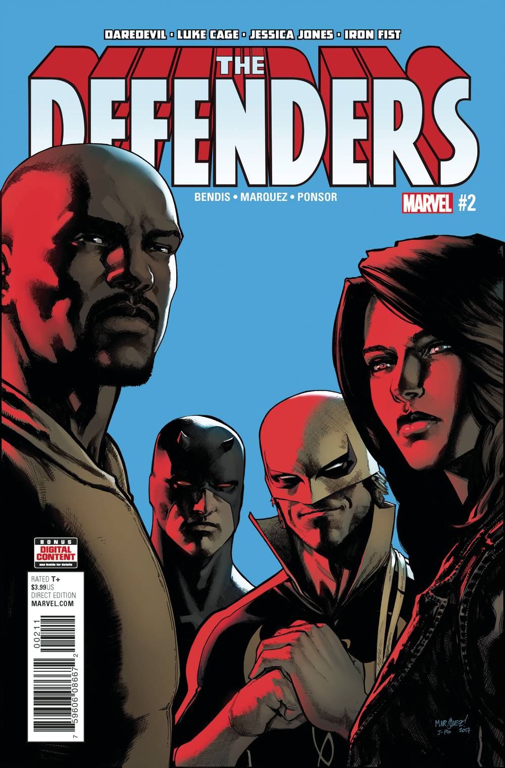 DEFENDERS #2 2017 Defenders MARVEL COMICS