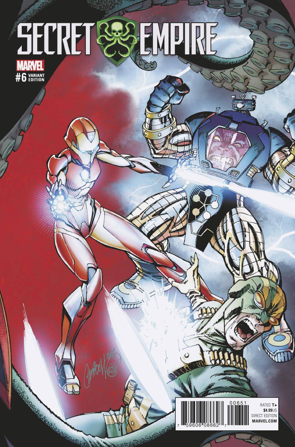 SECRET EMPIRE #6 (OF 10) J SCOTT CAMPBELL 1:50 VARIANT 2017 comic book MARVEL COMICS