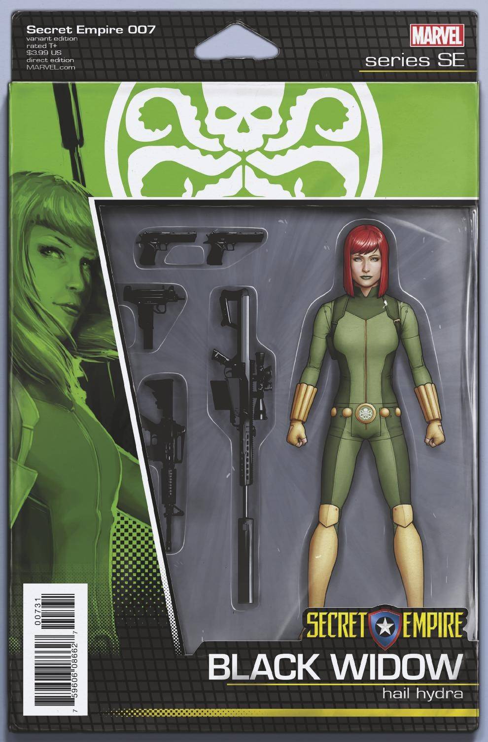 SECRET EMPIRE #7 ACTION FIGURE VARIANT 2017 comic book MARVEL COMICS