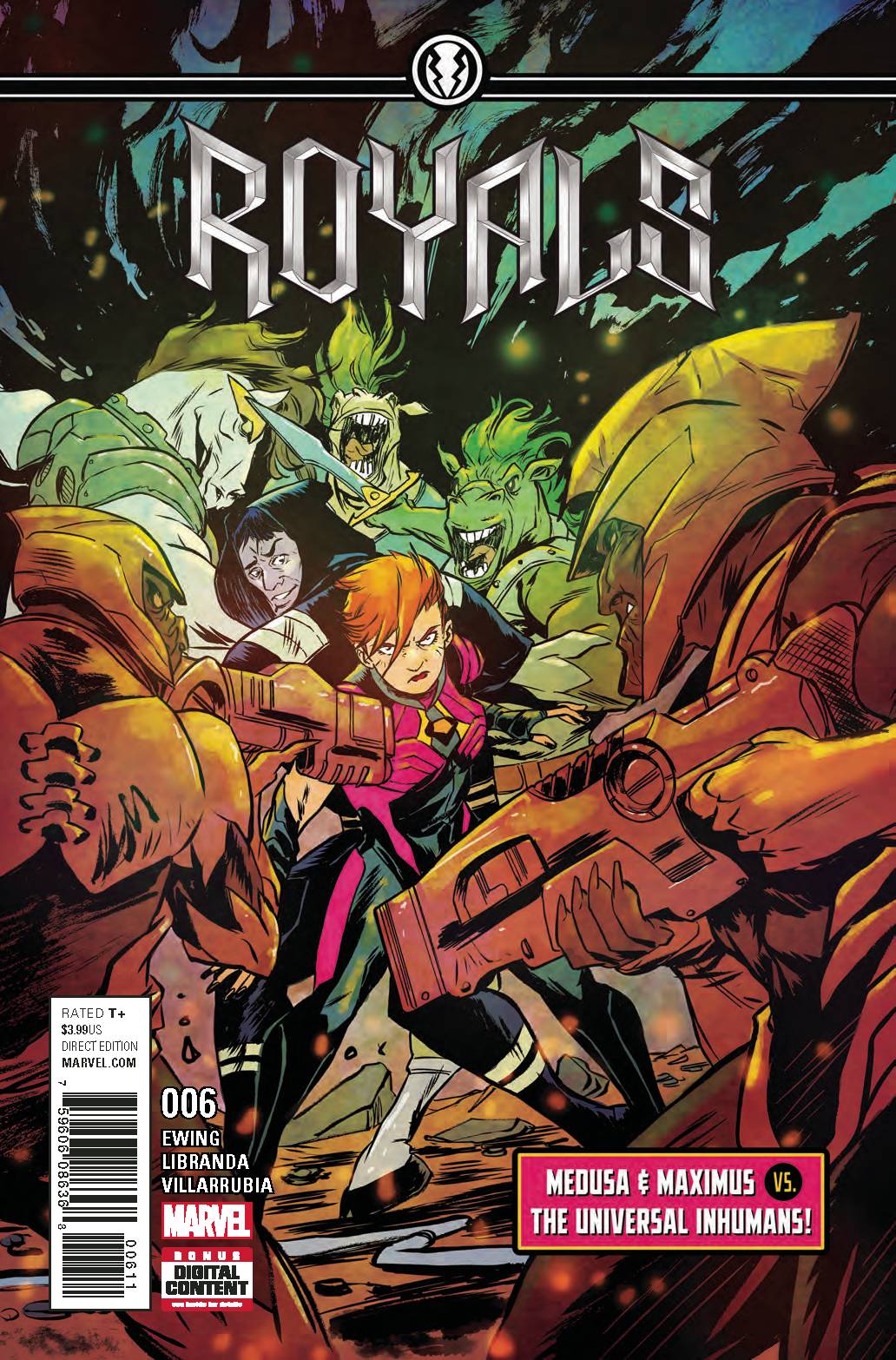 ROYALS #6 JONBOY MEYERS COVER 2017 comic book MARVEL COMICS