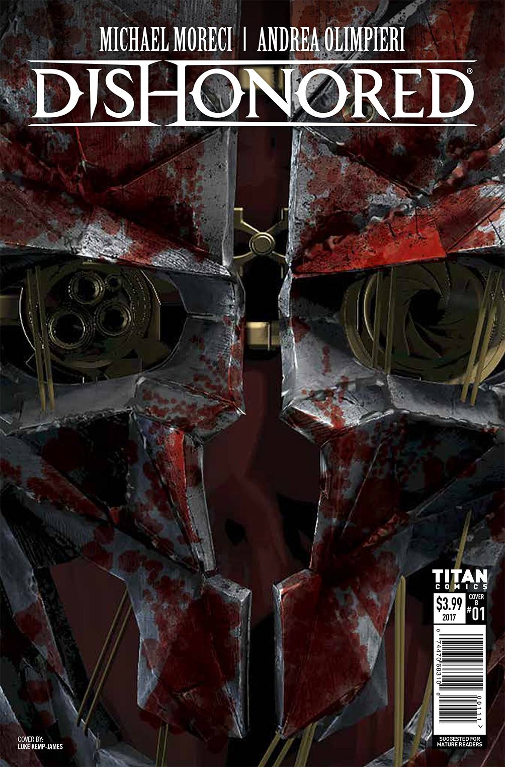 DISHONORED PEERESS AND THE PRICE #1 CVR B GAME VARIANT 2017 comic book TITAN COMICS