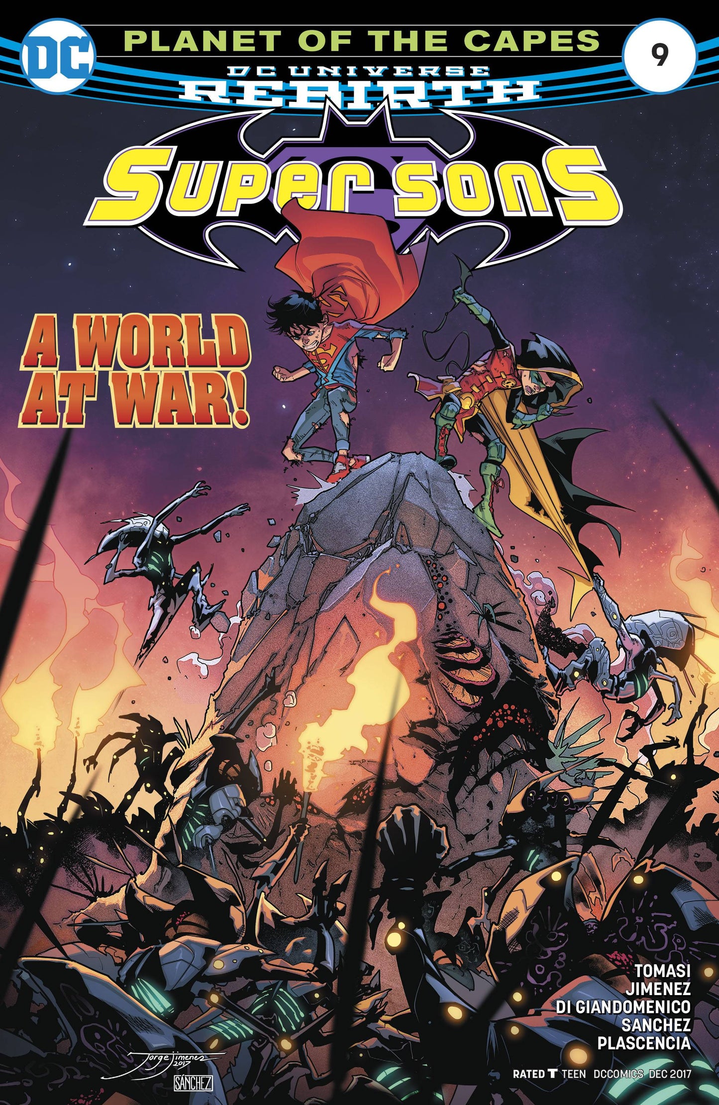 SUPER SONS #9 2017 comic book DC COMICS