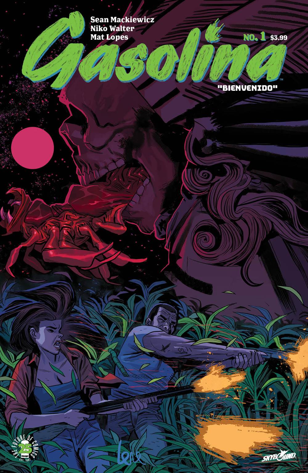 GASOLINA #1 CVR B LORENZO DE FELICI VARIANT 2017 comic book IMAGE COMICS