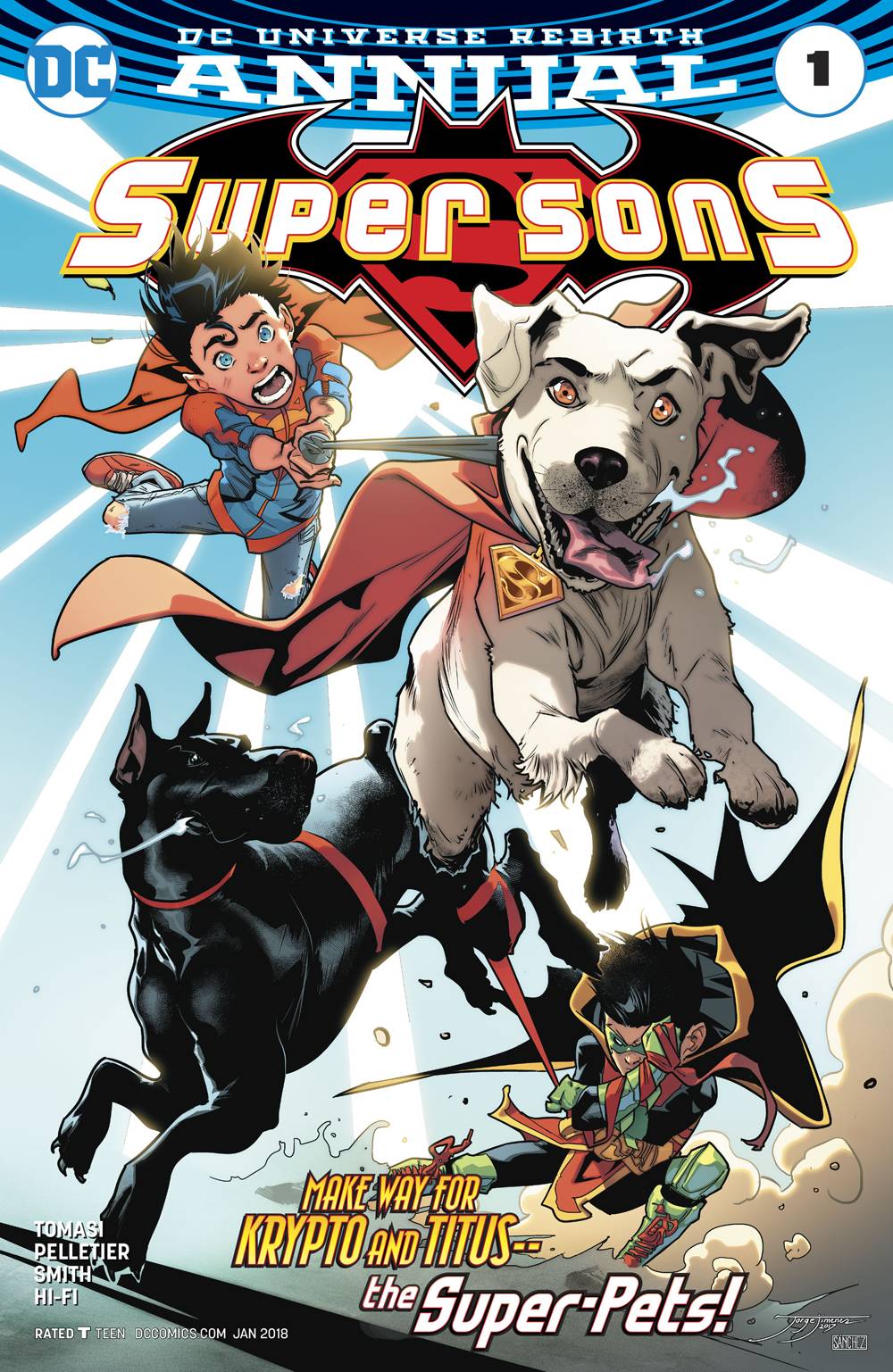 SUPER SONS ANNUAL #1 KRYPTO ACE 2017 comic book DC COMICS
