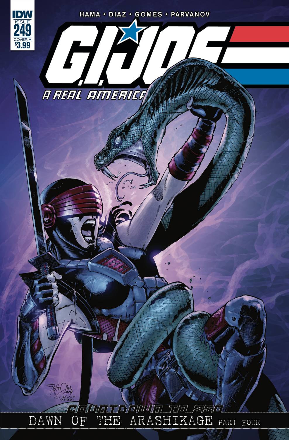 GI JOE A REAL AMERICAN HERO #249 CVR A DIAZ 2018 GI Joe IDW PUBLISHING