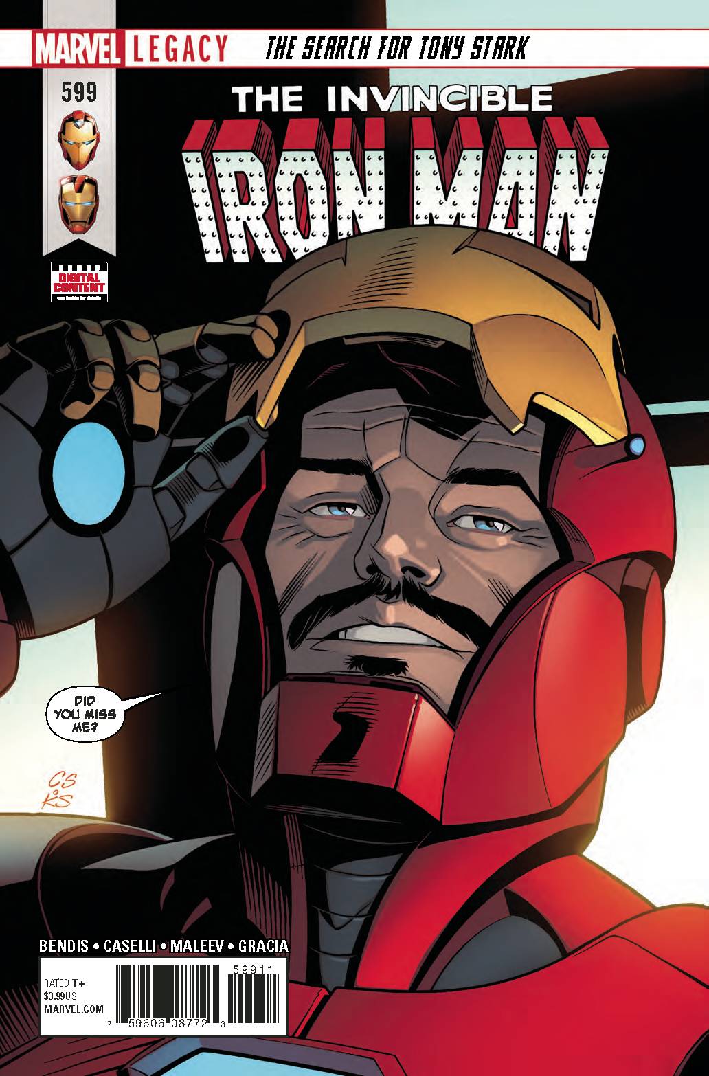 IRON MAN #599 2018 Iron Man MARVEL COMICS