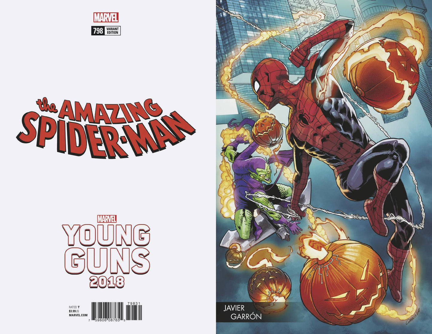 AMAZING SPIDER-MAN #798 GARRON YOUNG GUNS VARIANT (1ST RED GOBLIN) 2018 Spider-Man MARVEL COMICS