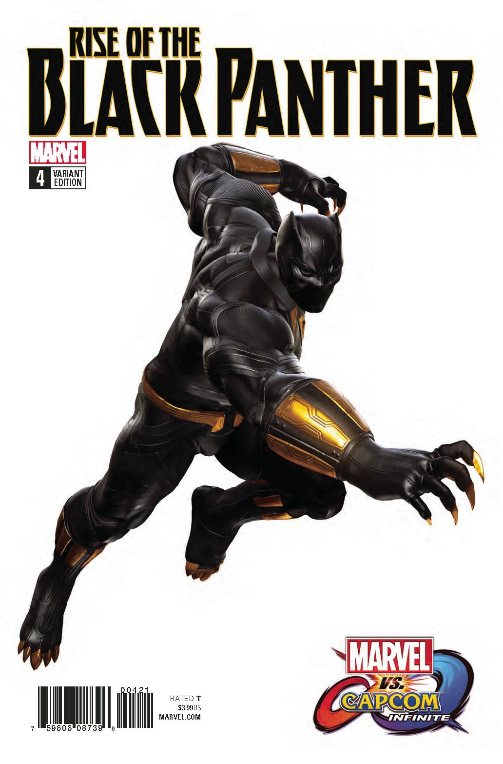 RISE OF BLACK PANTHER #4 GAME IMAGE VARIANT 2018 Black Panther MARVEL COMICS