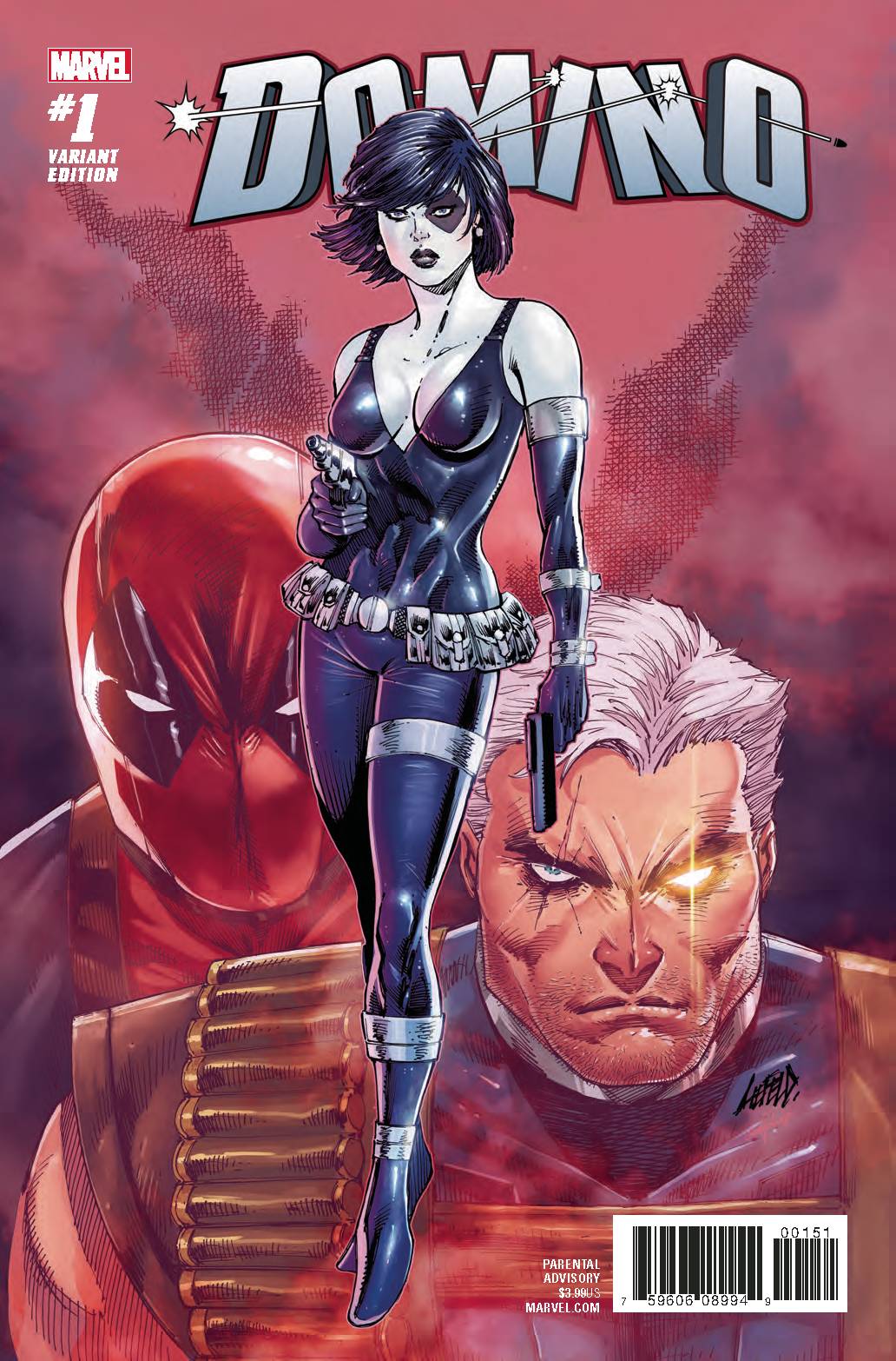 DOMINO #1 1:25 LIEFELD VARIANT 2018 X-Force MARVEL COMICS