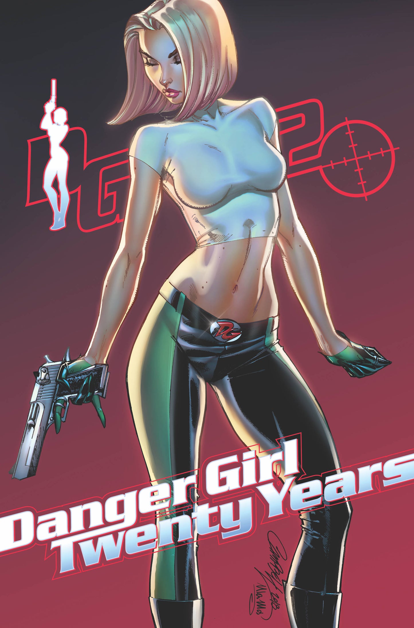J SCOTT CAMPBELL DANGER GIRL 20TH ANNIVERSARY 2018 Danger Girl IDW PUBLISHING