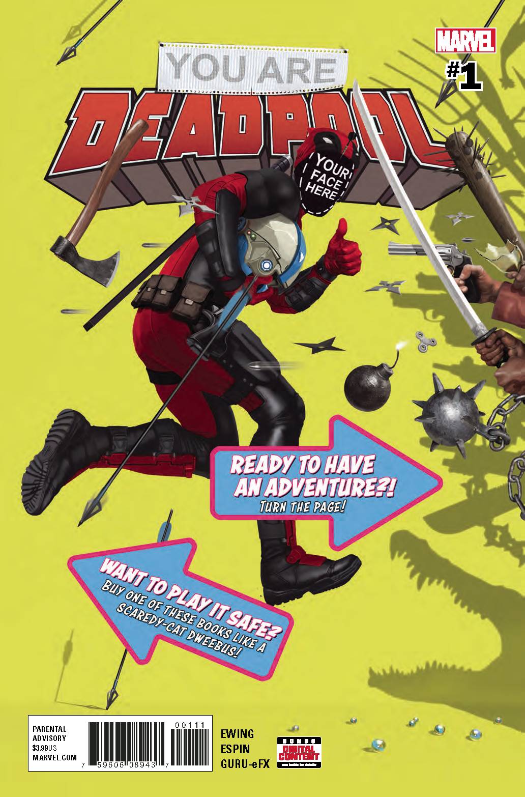 YOU ARE DEADPOOL #1 2018 Deadpool MARVEL COMICS