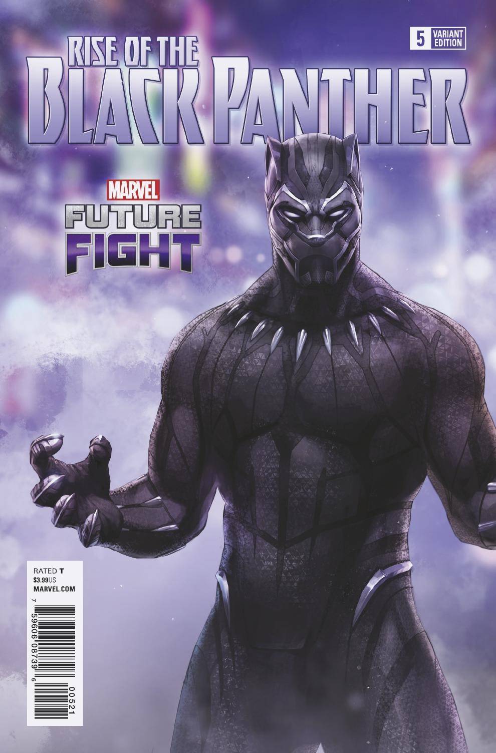 RISE OF BLACK PANTHER #5 GAME IMAGE VARIANT 2018 Black Panther MARVEL COMICS