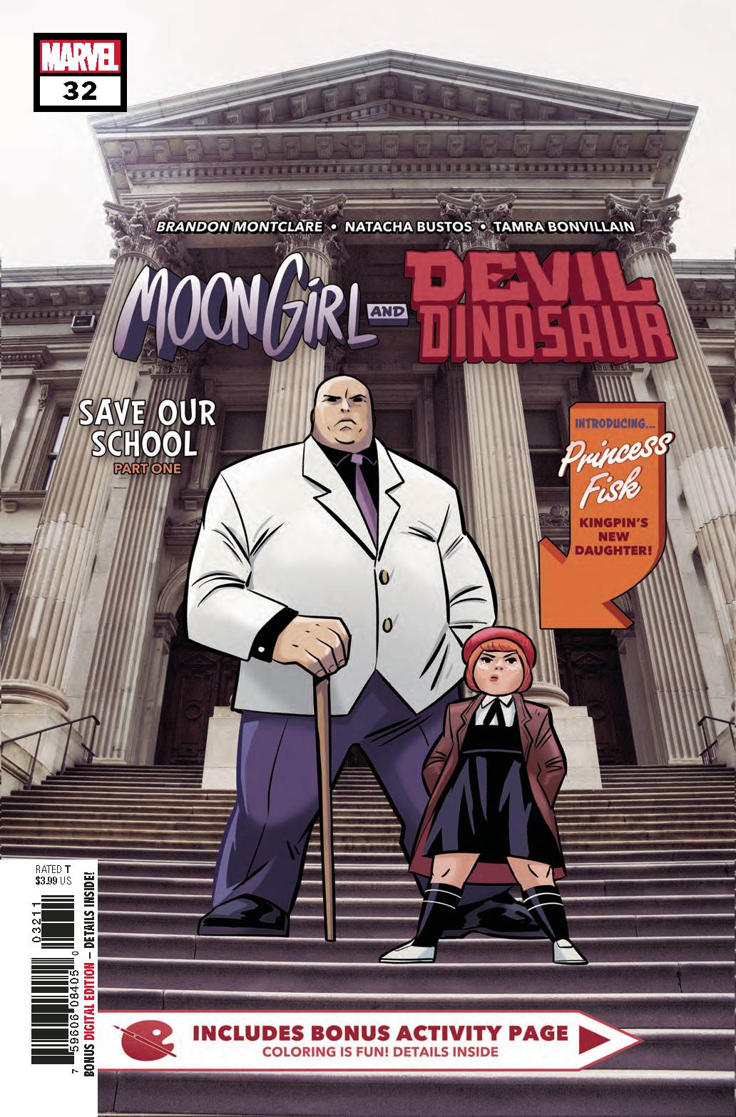 MOON GIRL AND DEVIL DINOSAUR #32 1ST PRINT (1ST APP PRINCESS FISK) 2018 Moon Girl Devil Dinosaur MARVEL