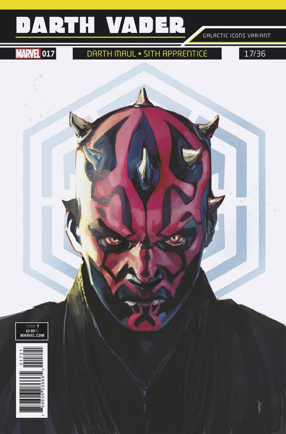 STAR WARS DARTH VADER #17 REIS GALACTIC ICON VARIANT 2018 comic book MARVEL PRH