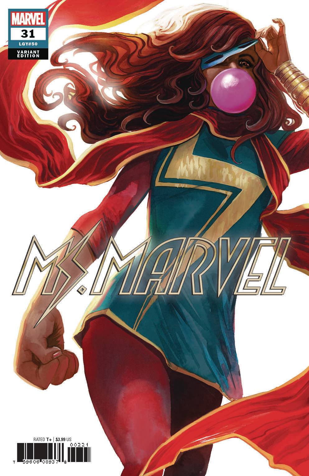 MS MARVEL #31 HANS VARIANT 2017 MARVEL COMICS