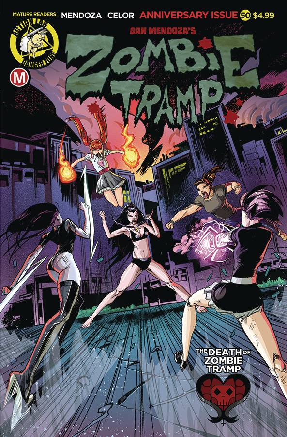 ZOMBIE TRAMP ONGOING #50 CVR A CELOR (MR) 2018 Zombie Tramp ACTION LAB - DANGER ZONE
