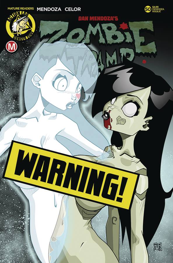 ZOMBIE TRAMP ONGOING #50 CVR F MENDOZA RISQUE (MR) 2018 Zombie Tramp ACTION LAB - DANGER ZONE