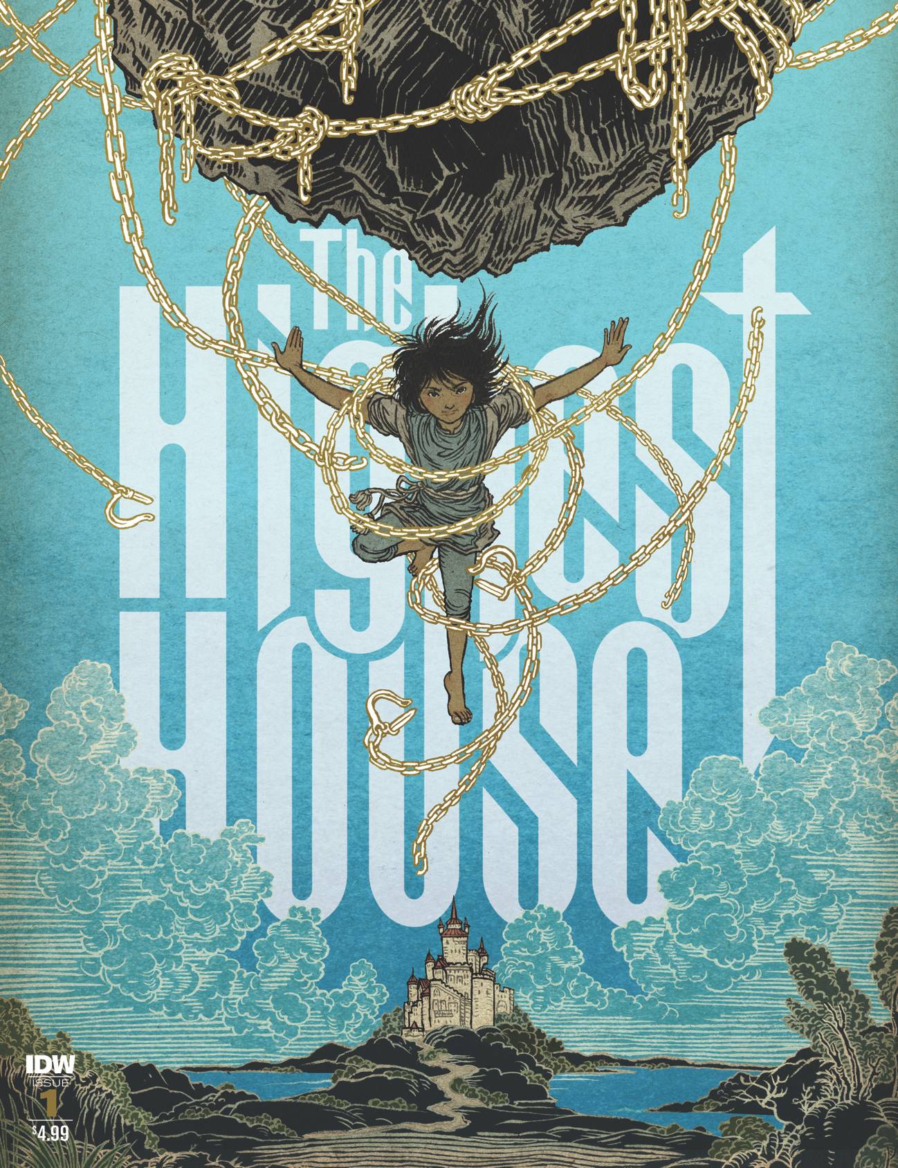 HIGHEST HOUSE #1 CVR A SHIMIZU 2ND PRINT 2018 IDW PUBLISHING