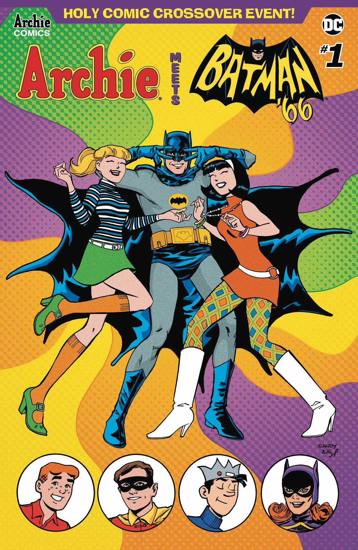 ARCHIE MEETS BATMAN 66 #1 CVR D JARRELL & FITZPATRICK 2018 comic book ARCHIE COMIC PUBLICATIONS