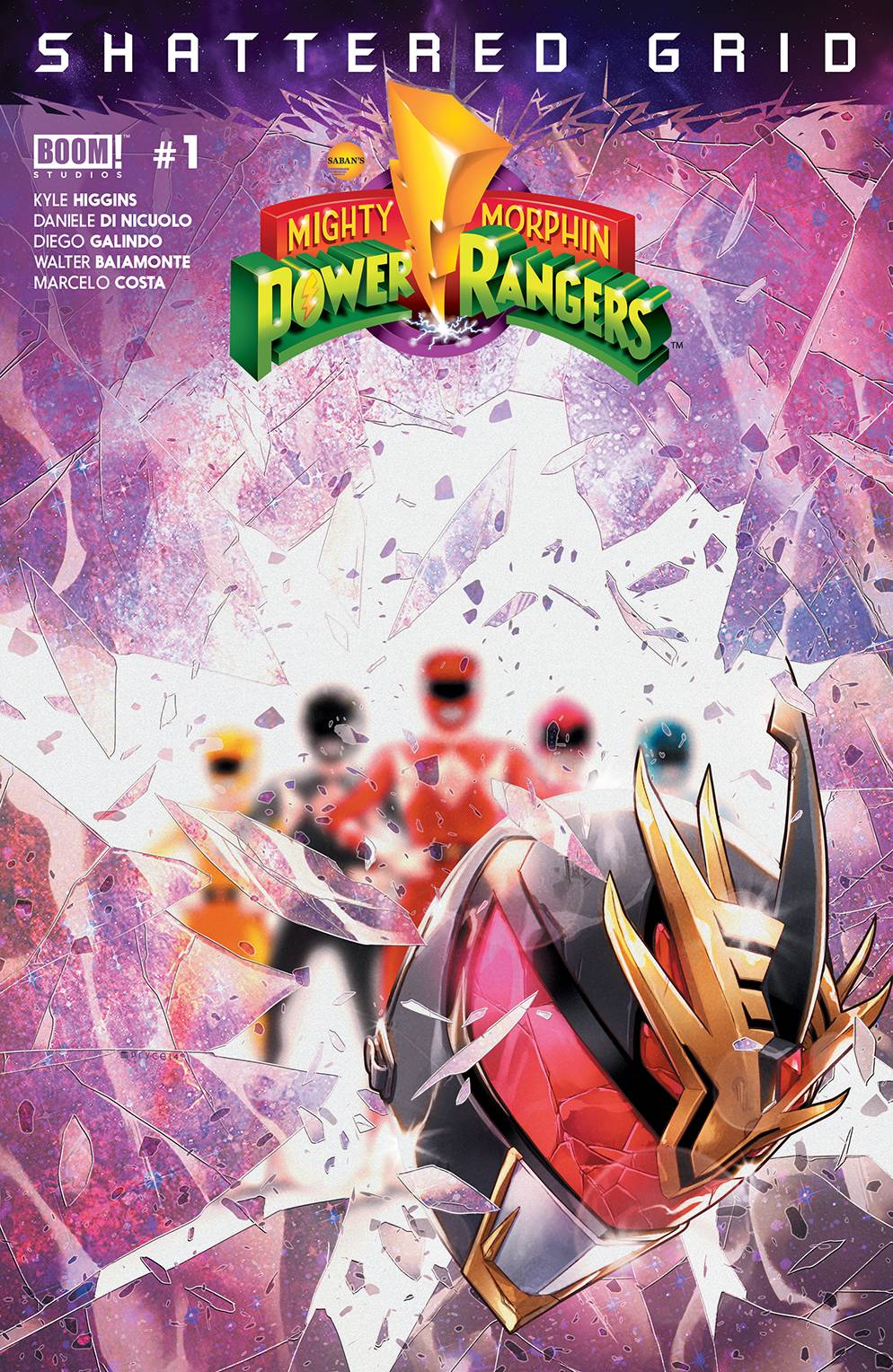 MMPR SHATTERED GRID #1 2018 comic book BOOM! STUDIOS