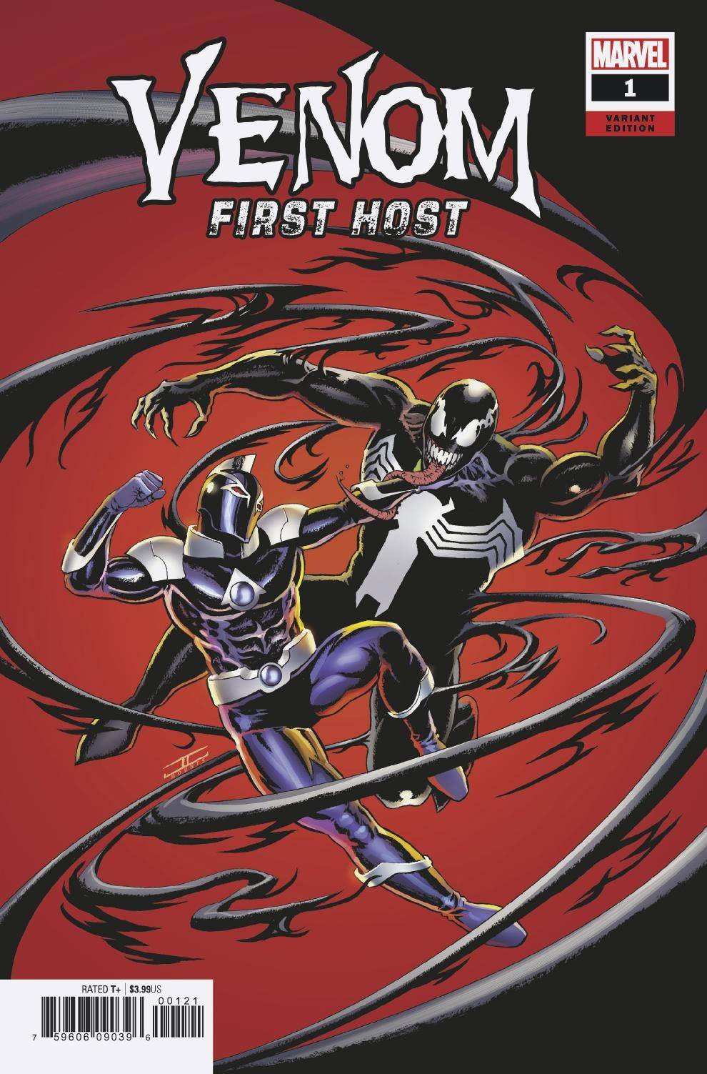 VENOM FIRST HOST #1 CASSADAY 1:50 VARIANT 2018 Venom MARVEL COMICS