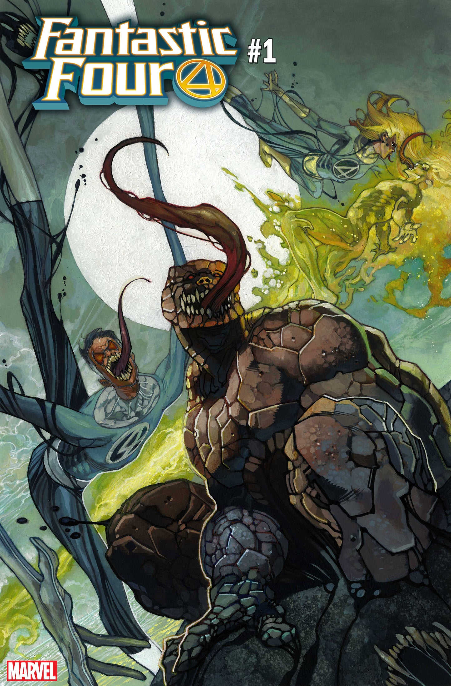 FANTASTIC FOUR #1 VENOMIZED PARTY VARIANT 2018 Fantastic Four MARVEL COMICS