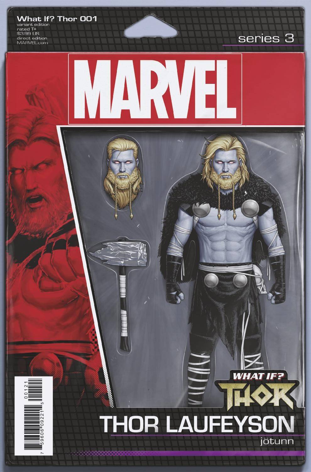 WHAT IF? THOR #1 CHRISTOPHER ACTION FIGURE VARIANT 2018 What If MARVEL COMICS
