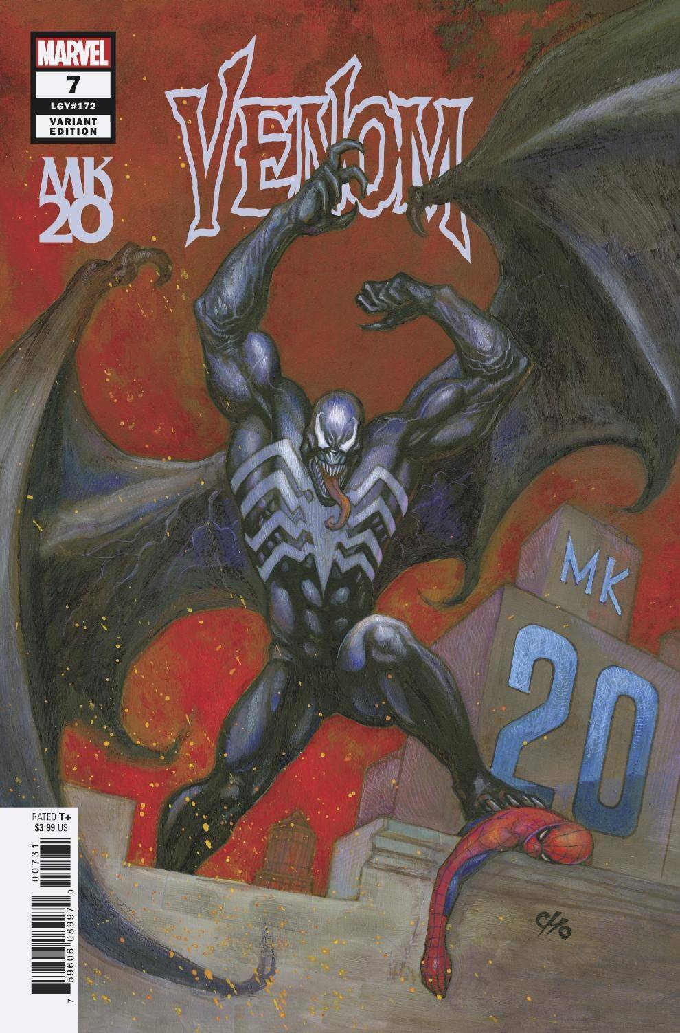 VENOM #7 FRANK CHO MKXX VARIANT 2018 (1ST CAMEO DYLAN BROCK) Venom MARVEL COMICS