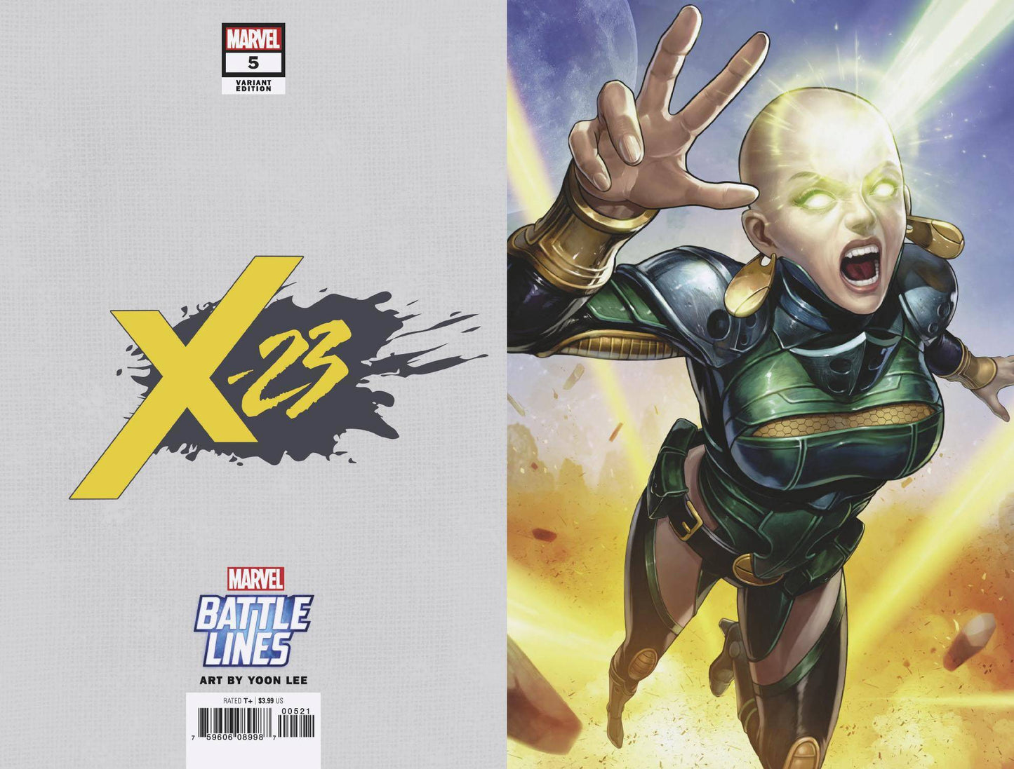 X-23 #5 BATTLE LINES VIRGIN VARIANT 2018 comic book MARVEL COMICS