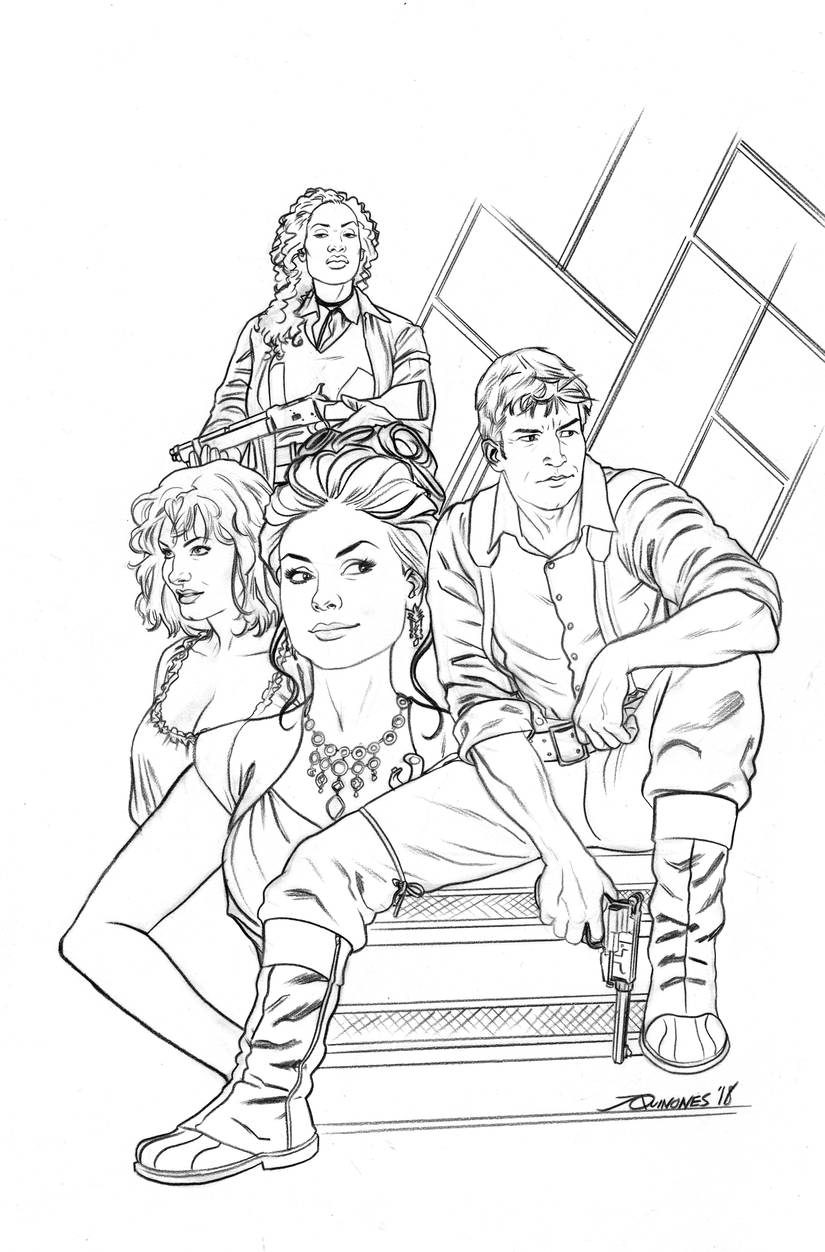 FIREFLY #1 1:25 QUINONES VARIANT 2018 Firefly BOOM! STUDIOS