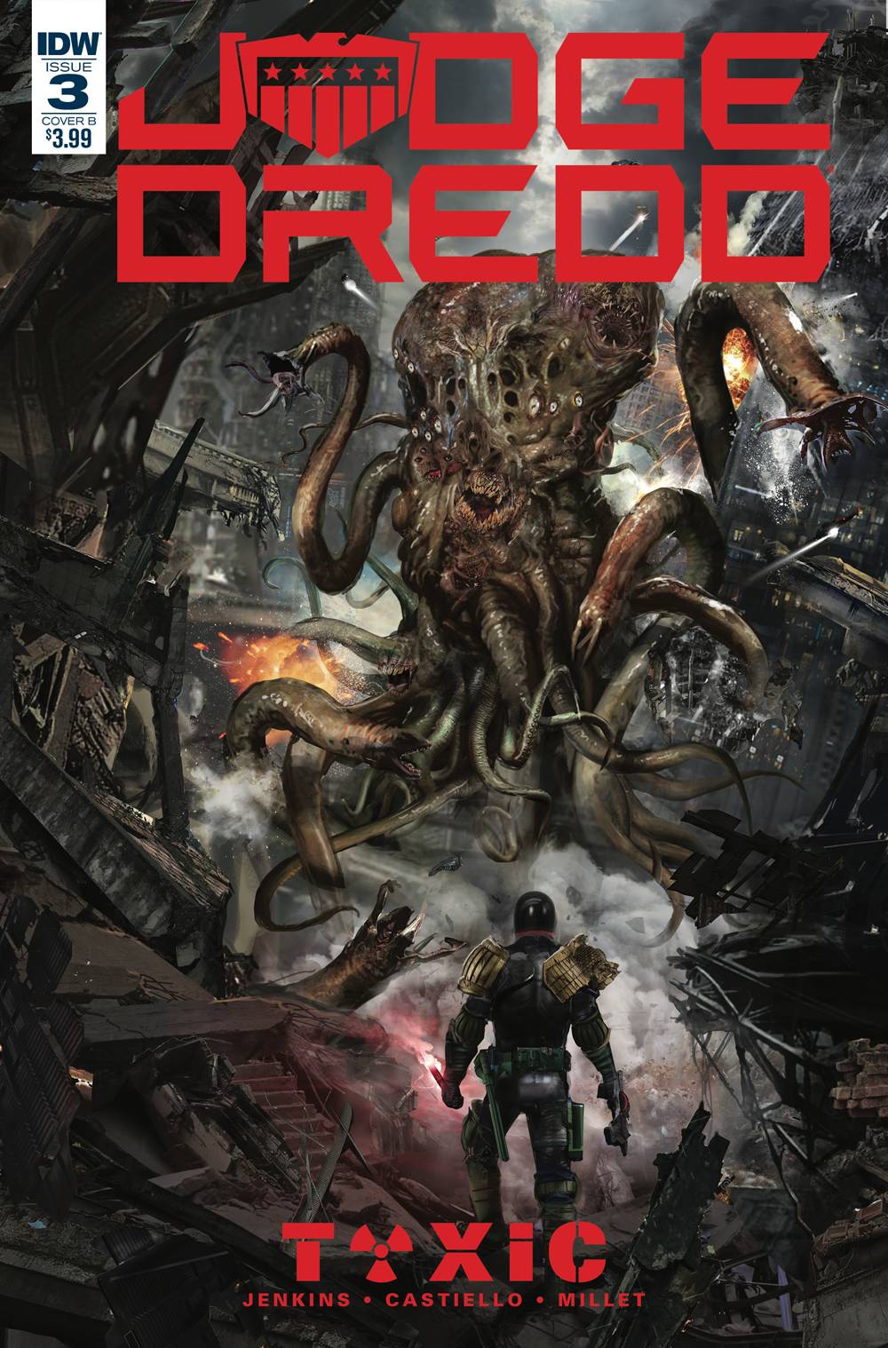 JUDGE DREDD TOXIC #3 CVR B GALLAGHER VARIANT 2019 comic book IDW