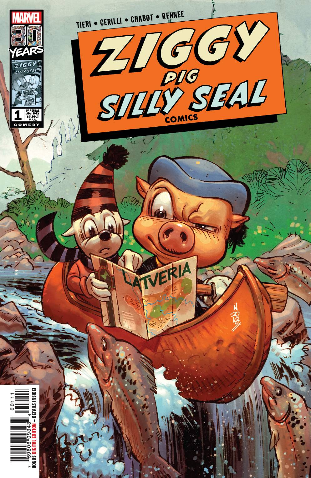 ZIGGY PIG SILLY SEAL COMICS #1 2019 X-Men MARVEL COMICS