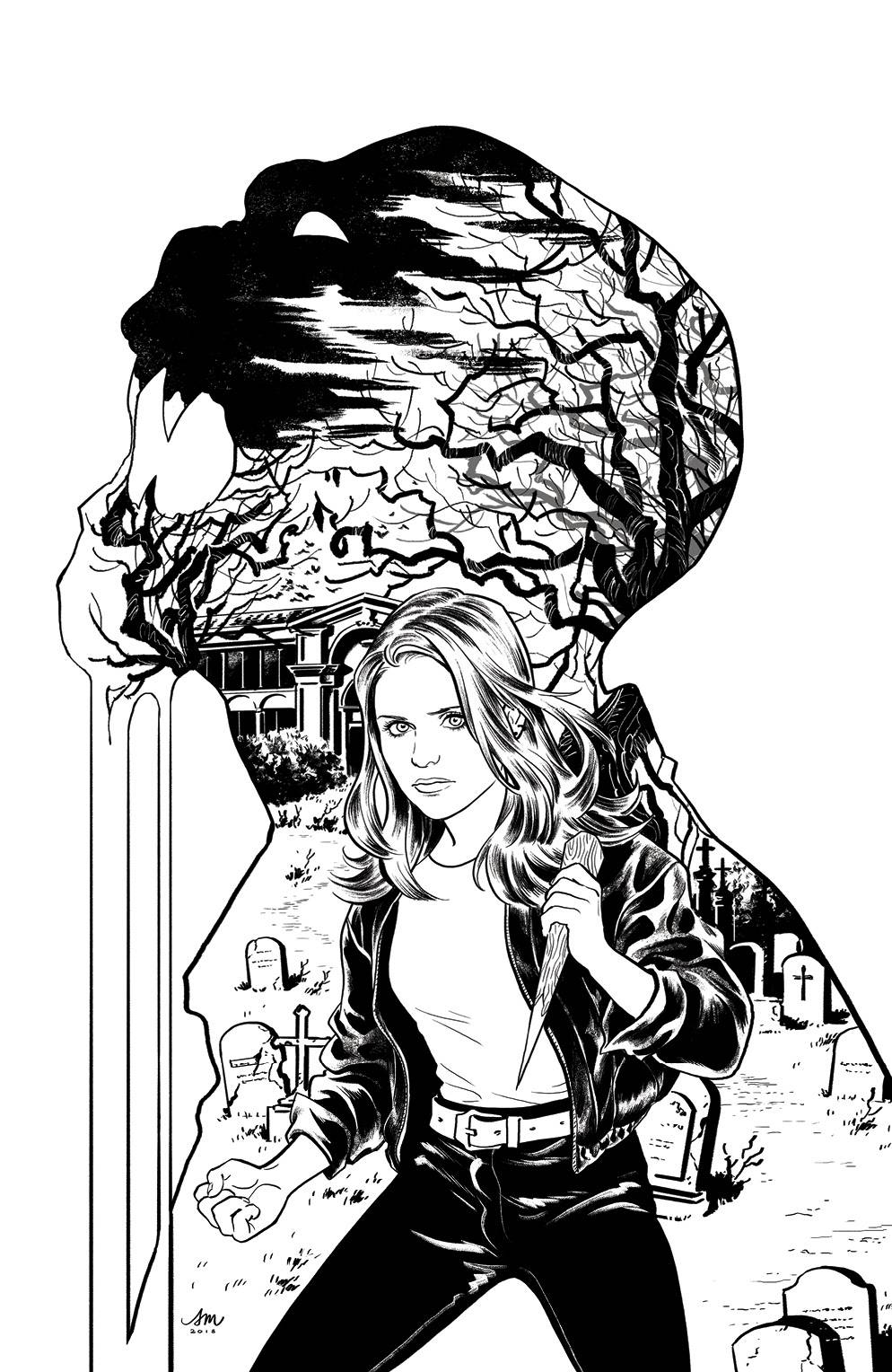 BUFFY THE VAMPIRE SLAYER #2 MOK 1:50 VIRGIN VARIANT 2019 Buffy the Vampire Slayer BOOM! STUDIOS