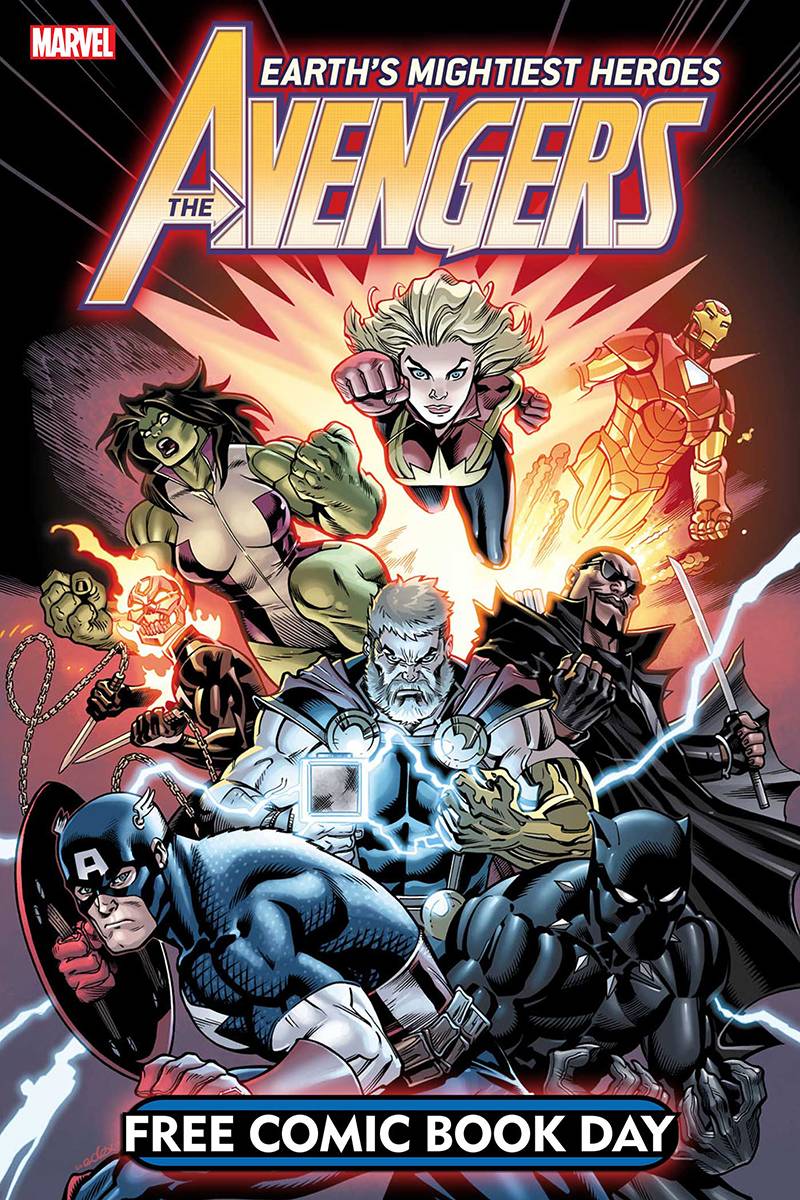 AVENGERS #1 UNSTAMPED FCBD 2019 Avengers MARVEL COMICS