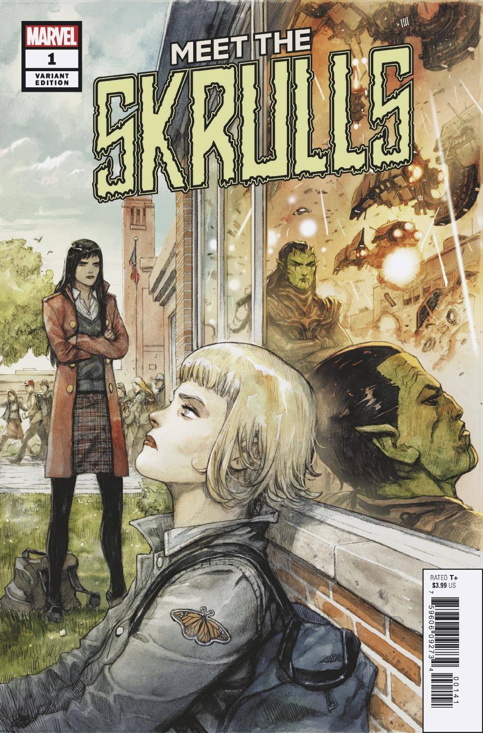 MEET THE SKRULLS #1 (OF 5) 1:50 HENRICHON VARIANT 2019 Meet the Skrulls MARVEL COMICS