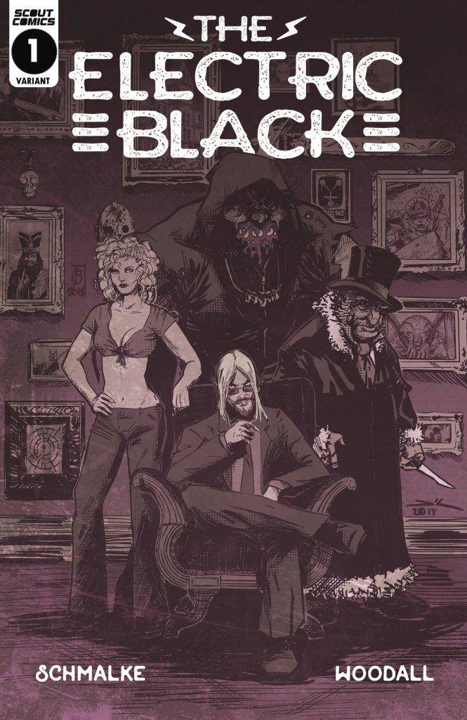 ELECTRIC BLACK #1 1:10 VARIANT Electric Black SCOUT COMICS
