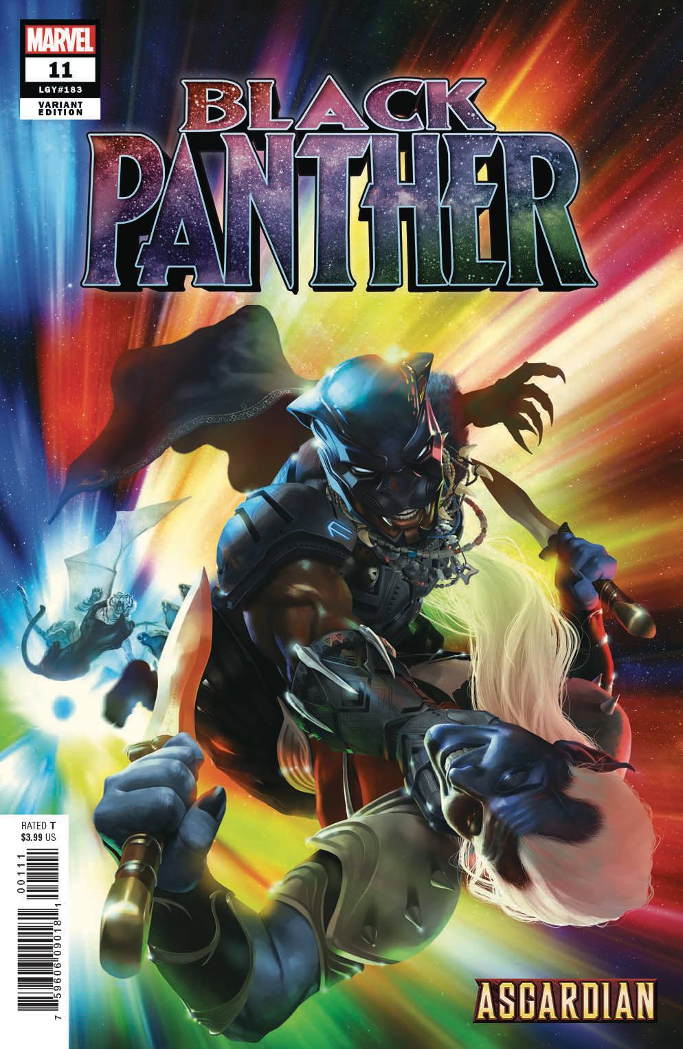 BLACK PANTHER #11 RAHZZAH ASGARDIAN VARIANT 2019 comic book MARVEL COMICS