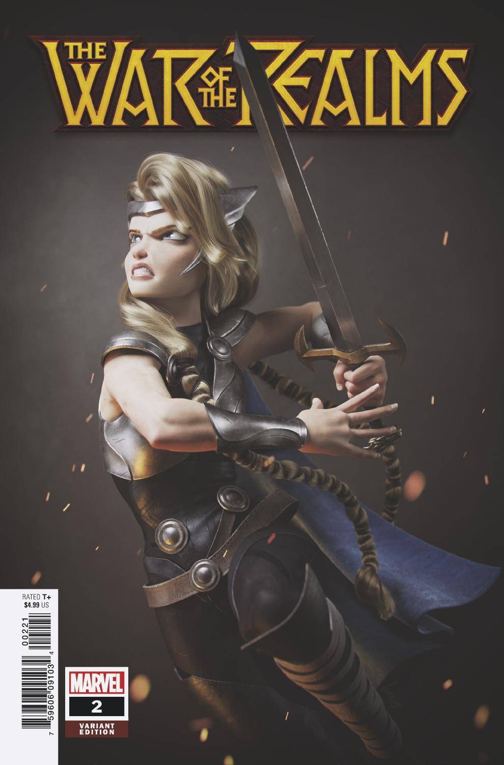 WAR OF REALMS #2 (OF 6) HUGO 1:25 VARIANT 2019 MARVEL COMICS