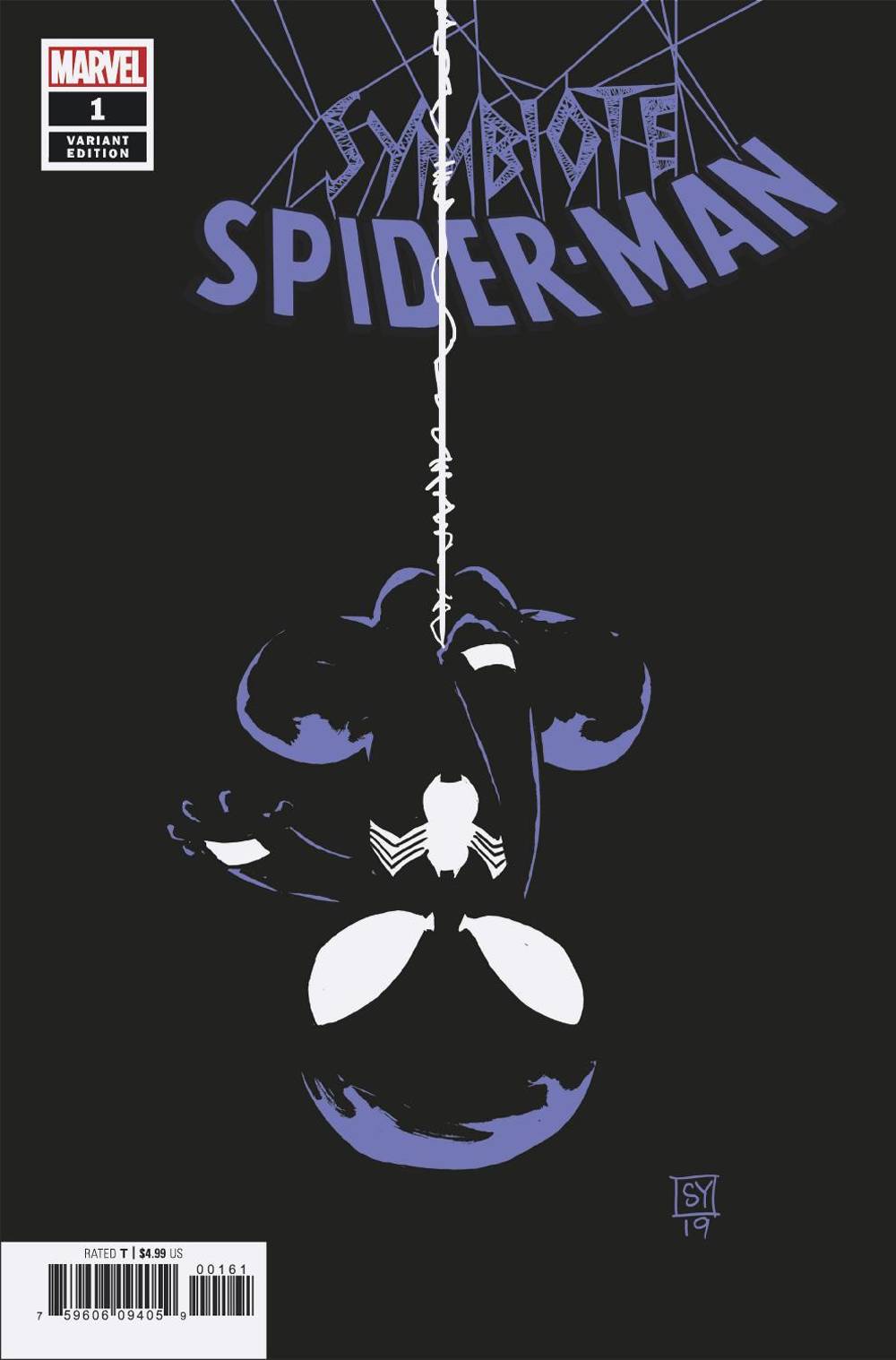SYMBIOTE SPIDER-MAN #1 YOUNG VARIANT 2019 Spider-Man MARVEL COMICS