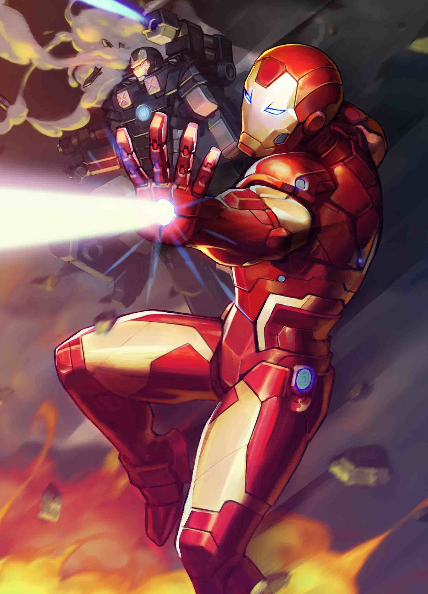 TONY STARK IRON MAN #12 NEXON MARVEL BATTLE LINES VARIANT 2019 Iron Man MARVEL COMICS